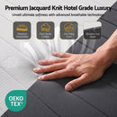 Giselle 18cm Single Memory Foam Mattress Dual Feel Reversible Charcoal Foam-6