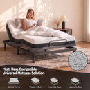 Giselle 18cm Single Memory Foam Mattress Dual Feel Reversible Charcoal Foam-8