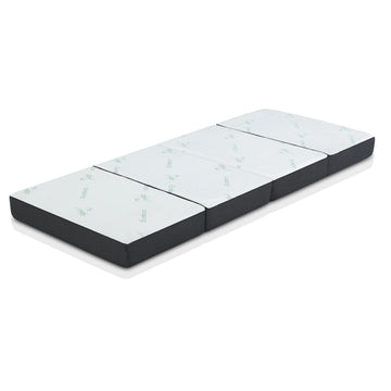 Giselle Bedding Foldable Mattress Folding Foam Sofa Bed Mat Bamboo - 0