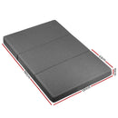 Giselle Bedding Foldable Mattress Folding Foam Double Grey-2