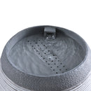 Gardeon Solar Fountain Water Feature Bird Bath Outdoor Garden Cascade 48CM Grey-5