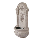 Gardeon Solar Fountain Water Feature Wall Mount Garden Fountains 77CM Beige-3