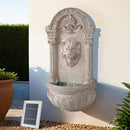 Gardeon Solar Fountain Water Feature Wall Mount Garden Fountains 77CM Beige-7
