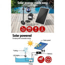 Gardeon Solar Pond Pump Submersible Water Fountain with Battery Kit LED Lights 4FT-5