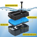 Gardeon Solar Submersible Water Pond Fountain Pump with Filter Box 4.6FT 470L/H-6