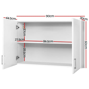 Artiss Bathroom Storage Cabinets 900mm Wall Mounted Medicine Cabinet Cupboard - 0