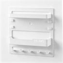 Artiss Bedside Shelf Wall Mount Organizer - Self-Adhesive Floating Nightstand Caddy for Storage, No-Drill Stick-On Aesthetic Room Decor for Girls & Dorms-2