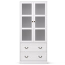 Artiss Buffet Sideboard 180cm Hutch Storage Cabinet Kitchen Drawer Door White-4