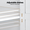 Artiss Buffet Sideboard 180cm Hutch Storage Cabinet Kitchen Drawer Door White-6