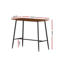 Artiss Halle Bar Table 120CM Rectangular-2