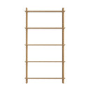 Artiss Bookshelf 5 Tiers Bookcase Display Shelves Wooden Storage Stand Rack Pine-4