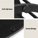 Artiss Coffee Table 2-Tier Round Marble Effect-6