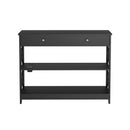 Artiss Console Table 3-tier USB Outlets-5