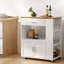 Artiss Kitchen Island Trolley Rolling Serving Cart-8