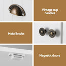 Artiss Buffet Sideboard Cupboard Cabinet White-8