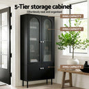 Artiss Buffet Sideboard Cupboard Cabinet Black-5