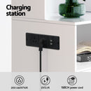 Artiss Bedside Table Nightstand Charging Station-7