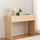 Artiss Console Table Hallway Fluted 120CM Pine-1