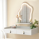 Artiss Dressing Table Floating LED White Daphne-7