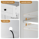 Artiss Buffet Sideboard Hutch Cabinet - BEINI White-7