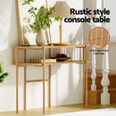 Artiss Console Table 124CM Pine-4