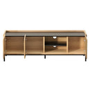 Artiss TV Unit Entertainment Unit Storage Cabinet Shelf 160cm Pine-5