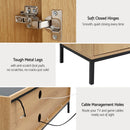 Artiss TV Unit Entertainment Unit Storage Cabinet Shelf 160cm Pine-8