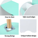 Keezi Kids Bookshelf 2 In 1 Table Chair Set Bookcase Toys Shelves Children Organiser-5