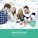 Artiss Bar Table 3-tier Storage Shelves White-8