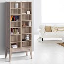 Artiss Bookshelf CD Storage Rack - BERG Oak-1