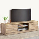Artiss TV Cabinet Entertainment Unit 160cm Pine Charles-1