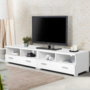 Artiss TV Stand Entertainment Unit with Drawers - White-1