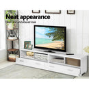 Artiss TV Stand Entertainment Unit with Drawers - White-7