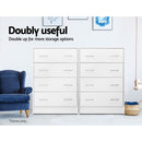 Artiss 4 Chest of Drawers - ANDES White-8