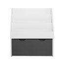 Keezi 3 Tiers Kids Bookshelf Magazine Rack Children Bookcase Organiser Storage-3