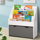 Keezi 3 Tiers Kids Bookshelf Magazine Rack Children Bookcase Organiser Storage-7