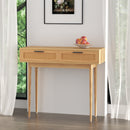 Artiss Console Table 2 Rattan Drawers-1