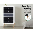 Artiss 5 Chest of Drawers - BONDS White-8