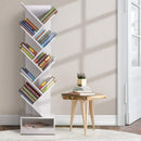 Artiss Tree Bookshelf 9 Tiers - ECHO White-1