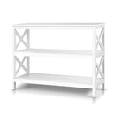 Artiss Console Table 3-tier White Polly-3