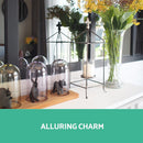 Artiss Console Table 3-tier White Polly-7