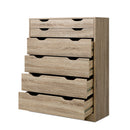 Artiss 6 Chest of Drawers - MYLA Oak-3