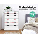 Artiss 6 Chest of Drawers - MYLA White-8