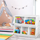 Keezi Kids Toy Box Bookshelf Storage Bookcase Organiser Display Stackable-1