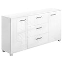 Artiss Buffet Sideboard High Gloss - White-3