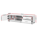Artiss Entertainment Unit TV Cabinet 120cm White Dylan-4