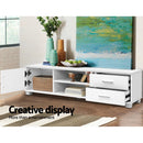 Artiss Entertainment Unit TV Cabinet 120cm White Dylan-6