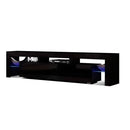 Artiss Entertainment Unit TV Cabinet LED 189cm Black Elo-3