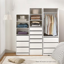 Artiss Wardrobe Clothes Closet Storage Organizer White-7
