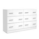 Artiss 6 Chest of Drawers - VEDA White-3